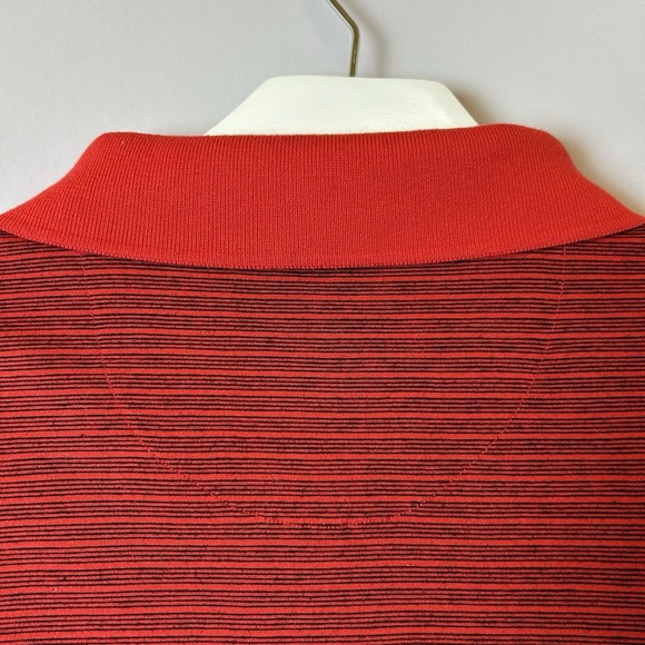 Georgia Nike Team Apparel Polo Shirt Mens XXL Red Striped Collared Buttons - Picture 8 of 16